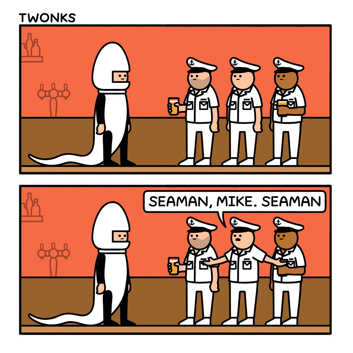 twonkscomics's tweet photo. Seaman https://t.co/CPisMh9E72