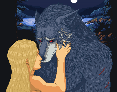 DeviSerene's tweet photo. WIP of the romance route.
#pixelart #jrpg #werewolf #gamedev #ドット絵 https://t.co/tA0A6sr03b