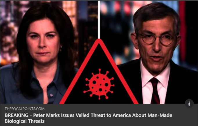 PstrAThomas's tweet photo. #Nuremberg2 ... #BigPharmaGreedIsTheirMission ... #TheMedicalIndustrialComplex ...
Former FDA Official Reveals Bio-Pharmaceutical Complex on CNN:
Dr. Peter Marks Drops Bomb: FDA VRBPAC Key Player in Powerful Syndicate Developing Biological Threats and Countermeasures
A few days ago, ousted FDA official Dr. Peter Marks issued a veiled threat to America about man-made biological threats on national TV.
Link to Video: https://t.co/bn24diqSUY
Peter Marks also confirmed the existence of the Bio-Pharmaceutical Complex. His comments on CNN indicate that there are man-made biological threats and their expensive counter-measures, which as Marks implies, with FDA participation and oversight. His group, the FDA Vaccines and Related Biological Products Advisory Committee (VRBPAC), was key to rubber-stamping the regulation of vaccines as pandemic counter-measures for public use against the man-made threat, SARS-CoV-2.