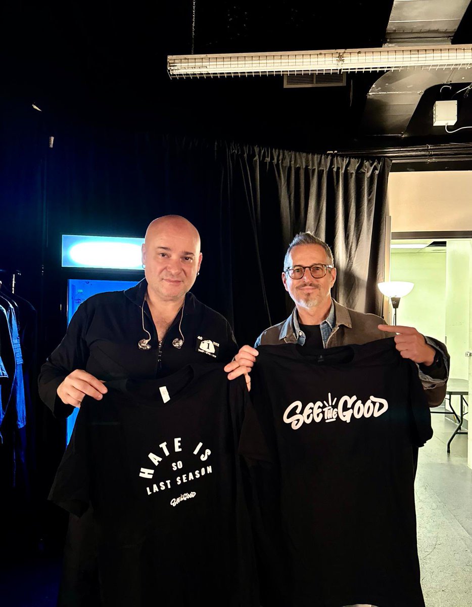 See the Good (@seethegoodnow) on Twitter photo Big thank you to <a href="/davidmdraiman0/">David Draiman 🟦🎗🇮🇱🔯☮️</a> for your unwavering support, for always bravely raising your voice and for helping the world See The Good.
What an amazing night in Toronto - Thank you David for the incredible hospitality!
Pictured: See The Good Co-Founder Anthony Wolch & Big thank you to <a href="/davidmdraiman0/">David Draiman 🟦🎗🇮🇱🔯☮️</a> for your unwavering support, for always bravely raising your voice and for helping the world See The Good.
What an amazing night in Toronto - Thank you David for the incredible hospitality!
Pictured: See The Good Co-Founder Anthony Wolch &