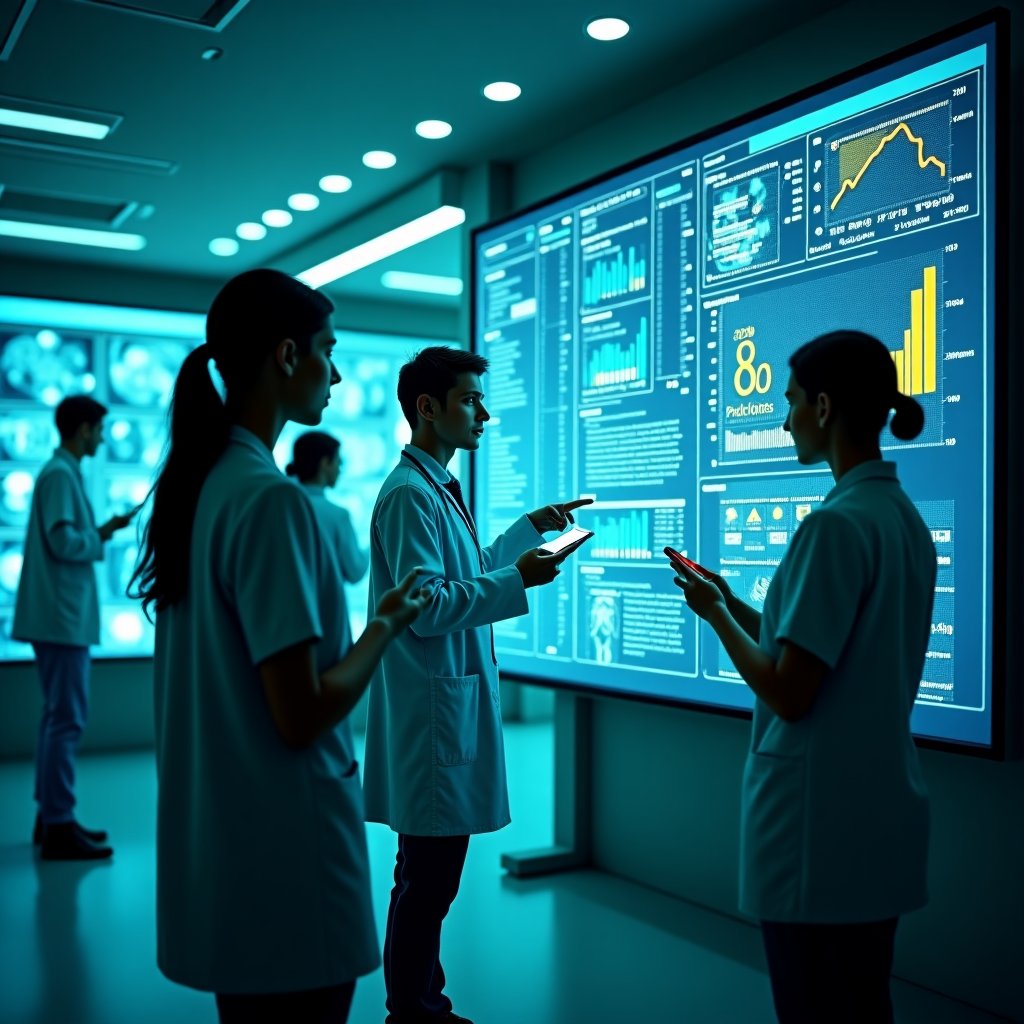 BuildfutureAi's tweet photo. AI in healthcare is transforming diagnostics with 95%+ accuracy in radiology and detecting diseases faster than ever. Predictive analytics is cutting hospital readmissions by 30%. 🌟

How do you think AI will change patient care in the next decade? 🤔 #AI #Healthcare https://t.co/RXIcXmpQbI