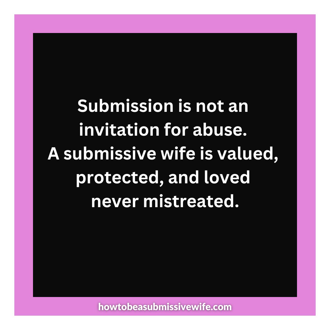 howtobeasubwife's tweet photo. Submission is not an invitation for abuse.
A submissive wife is valued, protected, and loved—never mistreated.

#SubmissiveWife #BiblicalMarriage #LoveHerAsYourOwn https://t.co/6qdCxZZoUG