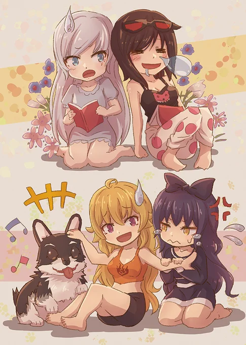 ちびキャラはやっぱり難しい・・#RWBY 
