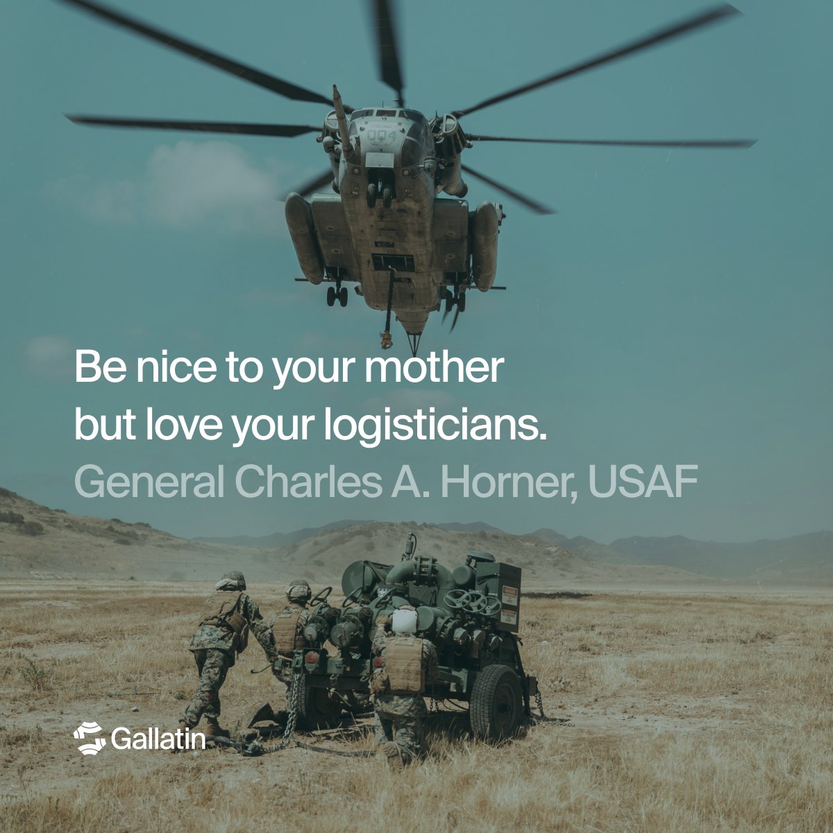 We love logisticians, so we built software that loves them too.

gallatin.ai/product 

#MilitaryLogistics #DefenseInnovation