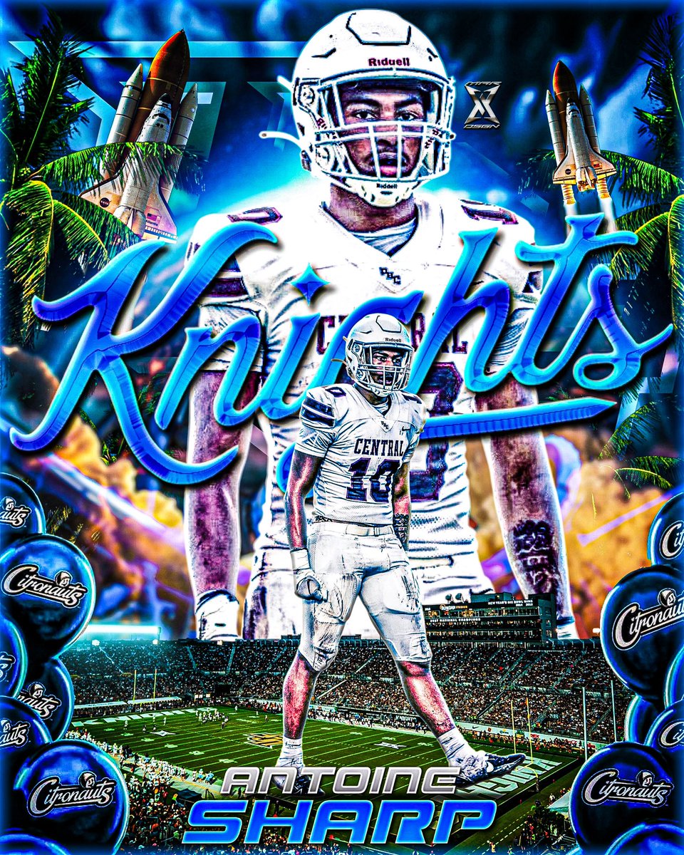 Breaking: 3-Star LB Antoine Sharp has committed to UCF, he tells the NewEraPrep staff!

Sharp, a 6 foot 1 Linebacker from Palm Beach Central (WPB,FL.), chose the Knights over Florida State, Pitt. and Mizzou.

Knights fans, welcome him home! ⚔️