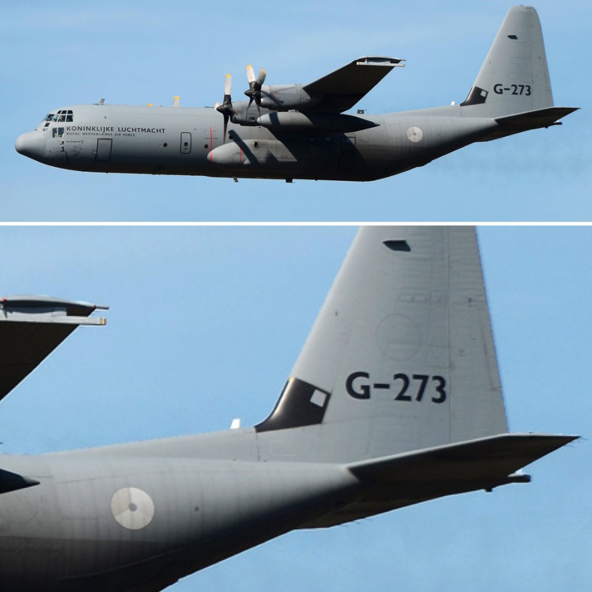 LebanonJets's tweet photo. Royal #Netherlands AirForce Koninklijke Luchtmacht #G273 hex #480C03 as #NAF30 just arrived into #Hamat AirBase north #Lebanon from #Eindhoven as done on Feb18 https://t.co/UWEbThEgEc