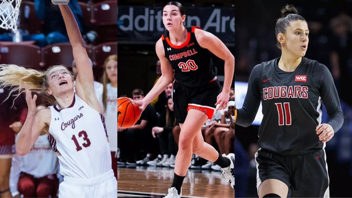 🚨 Texas Tech WBB Will Host Three Players on Visits This Week:

Lara Rohkohl, 6-3 F/C, Charleston 
10.1 PPG, 9.2 REB, 1.9 BLK, 1.5 STL

Gemma Nunez, 5-7 G, Campbell 
8.0 PPG, 6.4 AST, 5.3 REB, 2.2 STL

Astera Tuhina, 5-9 G, Washington State
7.8 PPG, 3.7 AST, 3.7 REB, 1.2 STL