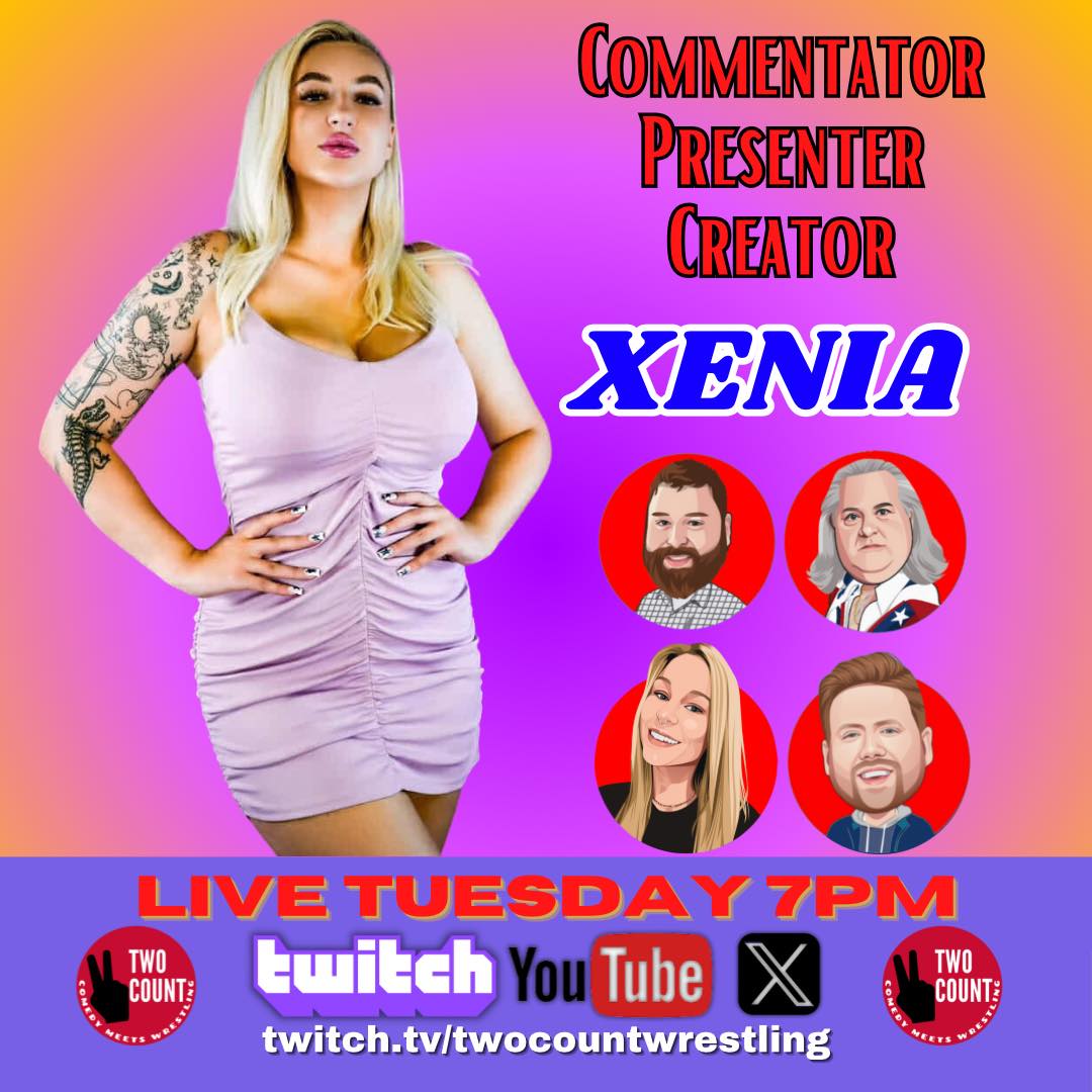 It's #TwoCountTuesday &amp; we're joined by all-around badass <a href="/xeniadidthat/">Xenia 💎</a>!
7PM CT start on #Twitch #YouTubeLive #X

#Xenia #2Count #TopShelf #TopShelfLife #TeamTopShelf #FYP #Twitter