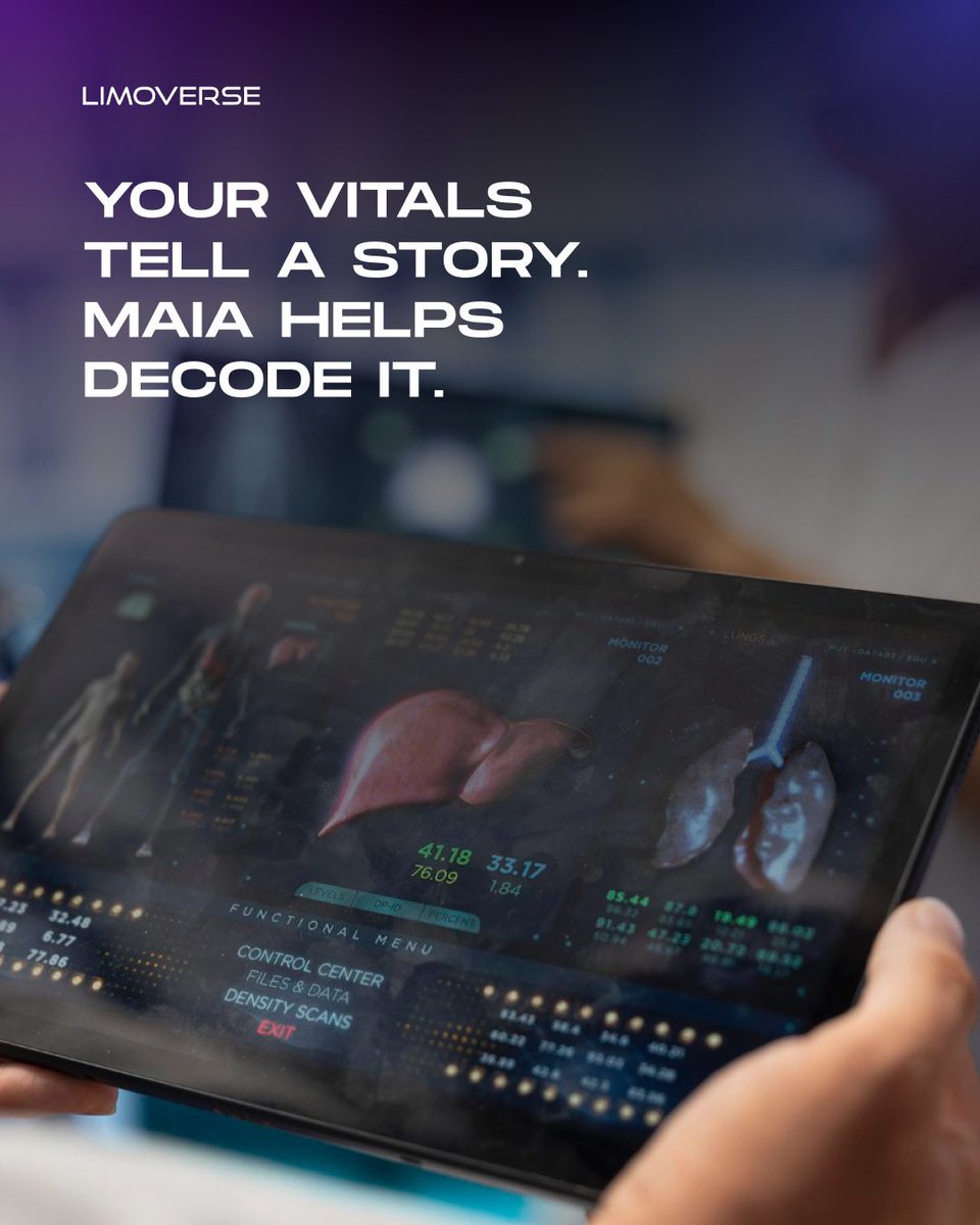 Every heartbeat, every marker in your blood — it’s telling a story! 🧬

MAIA analyzes your blood or genetic reports to uncover what’s happening beneath the surface and guide smarter choices.

Because better health starts with knowing your own story! 💡

🔗 maia.limoverse.io