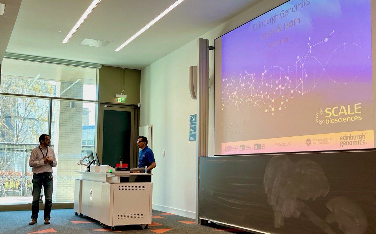 edgenome's tweet image. Last week, we were delighted to host a seminar with Tushar from @scalebio who shared exciting insights into their latest technologies and protocols for #SingleCell sequencing
Great to see so much interest and discussion around innovation in this fast-moving field!