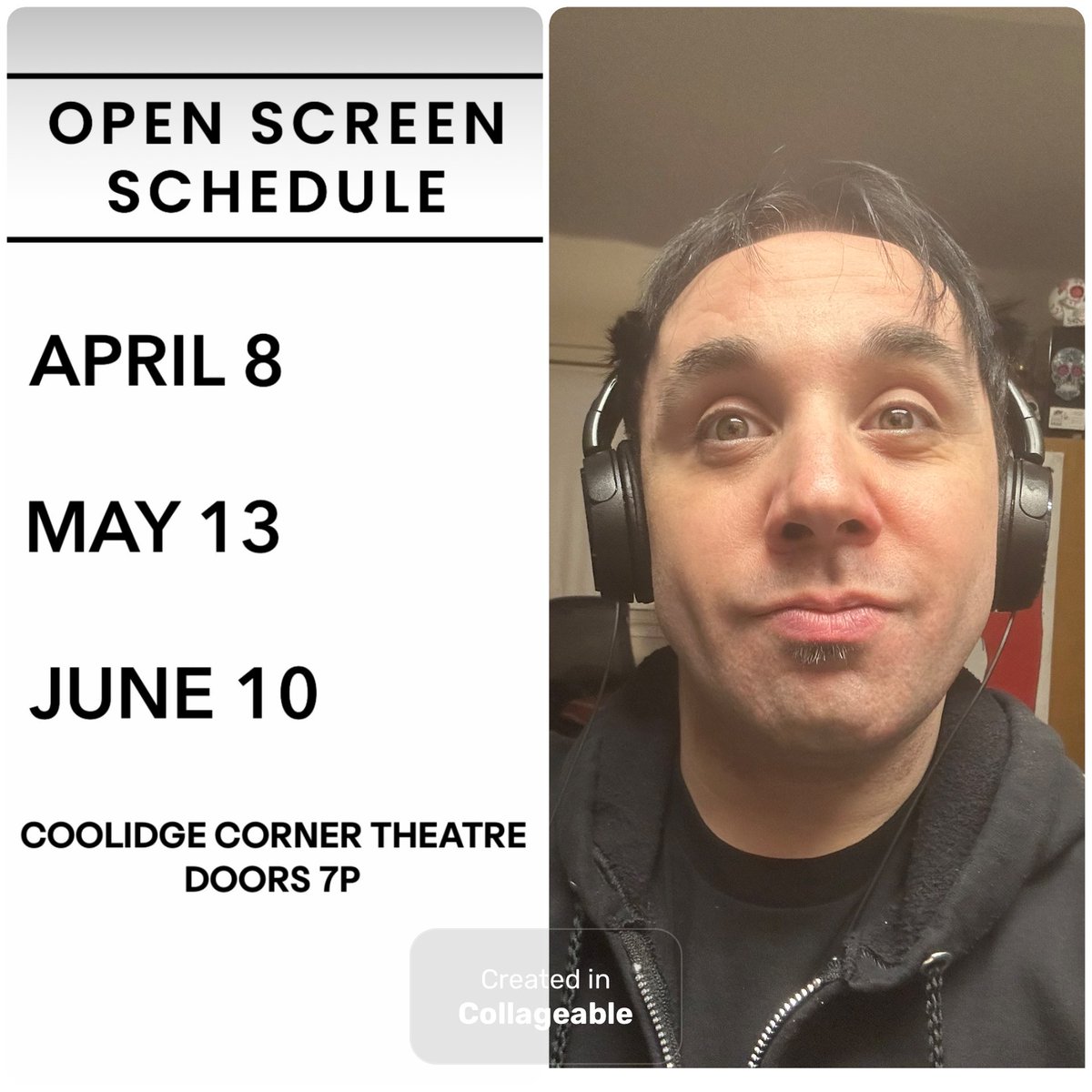 Tonight (4/8/25) see #ExperimentallyILL: The Movie 2 as part of #BostonOpenScreen at @TheCoolidge at 7PM! Featuring hit song “You Can Get Danny Trejo <a href="/officialDannyT/">Danny Trejo</a>,” <a href="/DL_Polonsky/">DL Polonsky</a> getting shocked, <a href="/PleshawHartley/">Hartley Pleshaw</a>’s AI oration! Tix: coolidge.org/events/open-sc… #indiefilm #Coolidge