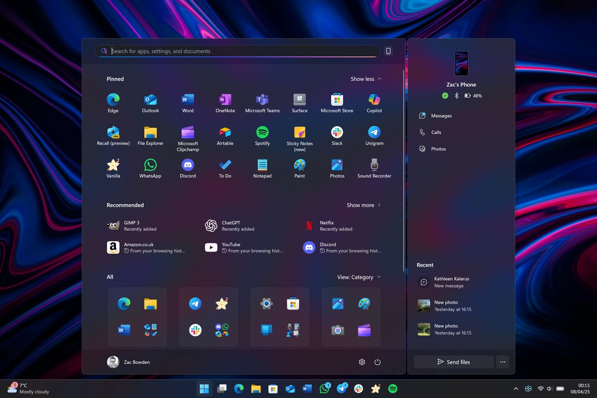 Zac Bowden tweet media