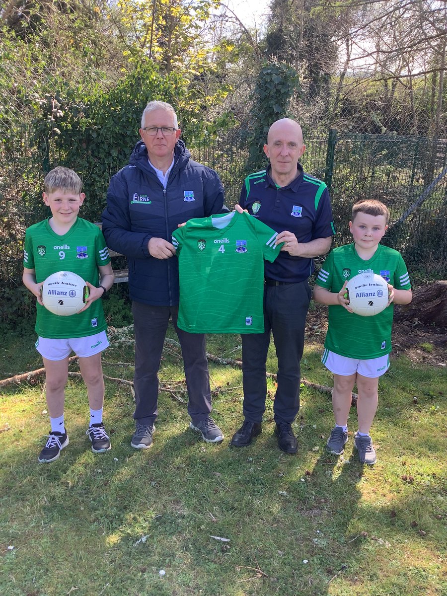 Sincere thanks to <a href="/FermanaghGAA/">Fermanagh GAA</a> who have once again sponsored the jerseys for our <a href="/AllianzIreland/">Allianz Ireland</a> <a href="/cnambnaisiunta/">Cumann na mBunscol</a> exhibition match at the <a href="/UlsterGAA/">Ulster GAA</a> championship. We are very fortunate to have a great County Board. 👏👏 #Allianzcnmb #AllianzCumannNamBunscol2025