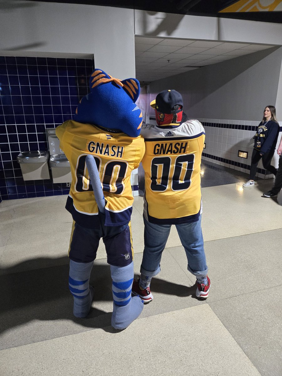PredsFanGamer's tweet photo. I've really enjoyed @PredsNHL game and celebrating @Gnash00 birthday! Can't wait to do it again next year! #Preds https://t.co/tRlUem16cZ