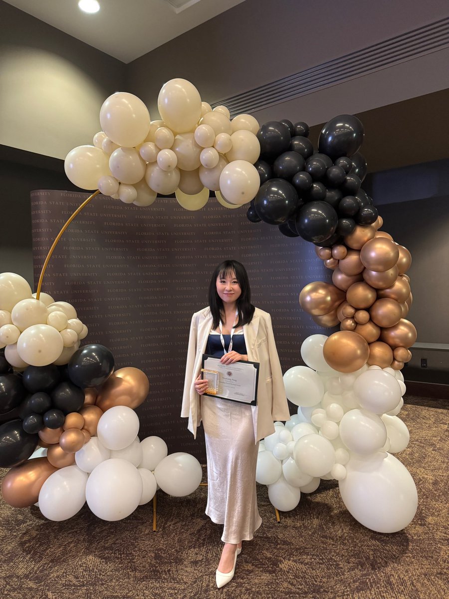 Zhe He (@drzhehe) on Twitter photo Congratulations to my doctoral student Yuanying (Yuna) Pang for winning the 2025 Outstanding Doctoral Research Award from FSU College of Communication & Information <a href="/FSUCCI/">FSU College of Communication & Information</a>! As a Graduate Research Assistant on the NIA R01 project "Adherence Promotion with Person-Centered Congratulations to my doctoral student Yuanying (Yuna) Pang for winning the 2025 Outstanding Doctoral Research Award from FSU College of Communication & Information <a href="/FSUCCI/">FSU College of Communication & Information</a>! As a Graduate Research Assistant on the NIA R01 project "Adherence Promotion with Person-Centered