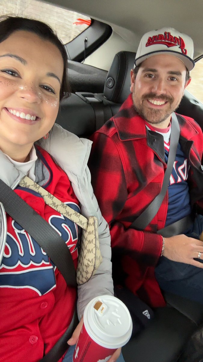 Rihanna (@drjeven) on Twitter photo Travelled 1000 miles to be in snowy Cleveland on #OpeningDay for the <a href="/CleGuardians/">Cleveland Guardians</a> 💙❤️ #Cleveland #Guardians #GoGuards ⚾️ Travelled 1000 miles to be in snowy Cleveland on #OpeningDay for the <a href="/CleGuardians/">Cleveland Guardians</a> 💙❤️ #Cleveland #Guardians #GoGuards ⚾️