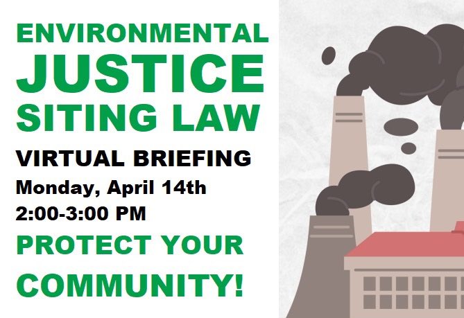 Protect Your Community from Pollution! 🏭💨❌
join us -
RSVP:

us02web.zoom.us/j/89453733429