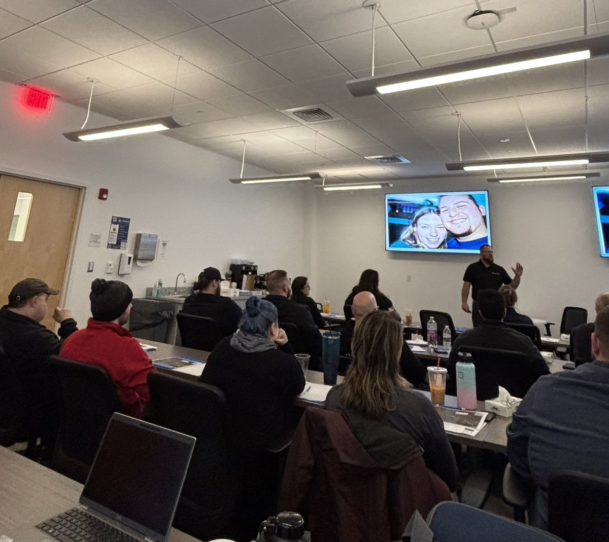 NMRECC911's tweet photo. Our Center is honored to host Nathan Lee and the @dalffoundation for A Victim’s Plea; a 9-1-1 Call for Excellence. Denise’s story is vital for our Emergency Communications Dispatchers to hear and we are happy to host this course today! https://t.co/AXoiv28BUk