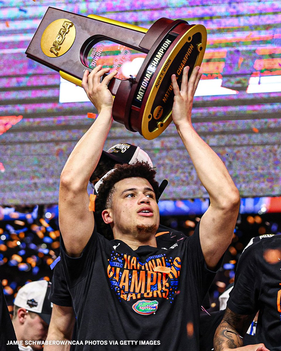 PolkSchoolsNews's tweet photo. Congratulations once again to Bartow High alum Walter Clayton Jr., and the NATIONAL CHAMPION Florida Gators! 🏆🏀🐊#lovePolkschools https://t.co/N3ABzcWtiQ