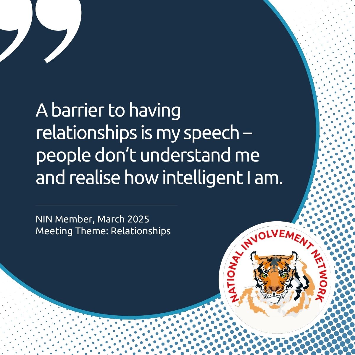 More insightful words from a NIN member at our last NIN meeting that was themed around relationships. 

Never judge a book by its cover.