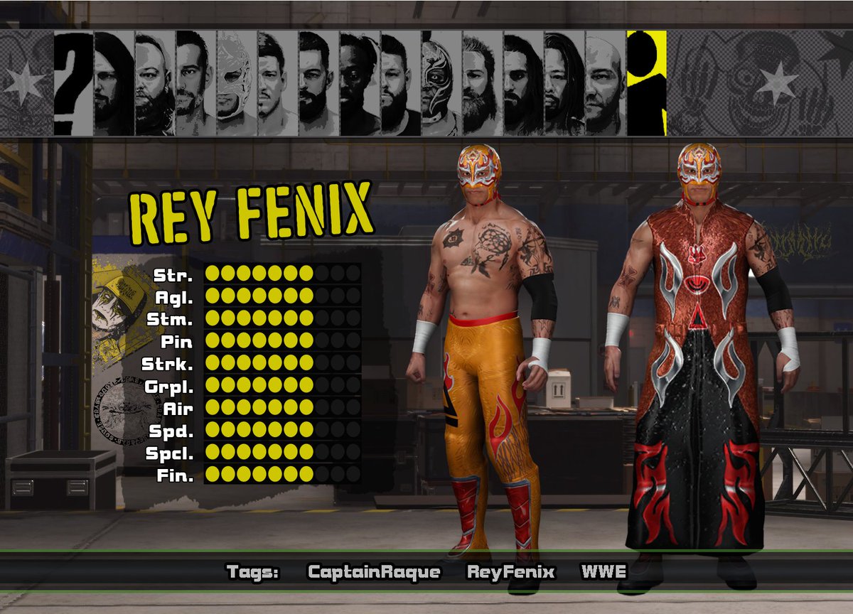Rey Fenix @ReyFenixMx debut attire available on past gen ( next