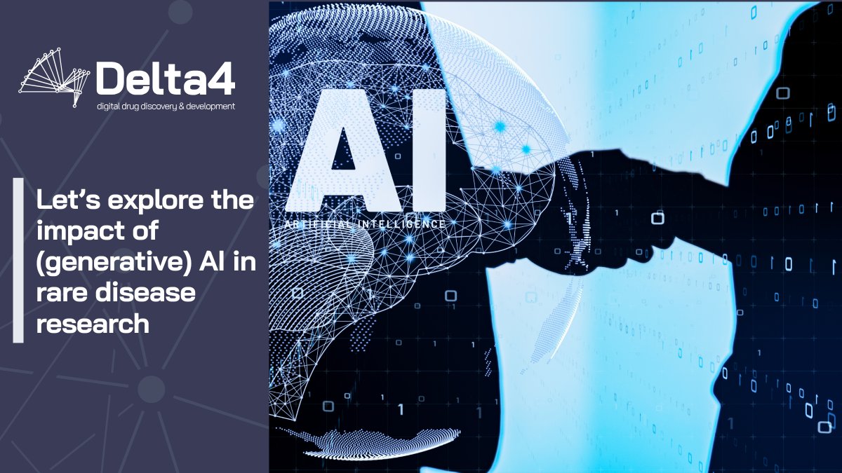 🌟 Rare diseases affect millions worldwide, yet treatment options remain limited. Delta4 is using AI-driven solutions to repurpose existing drugs and develop personalized therapies. 💊 Learn more about our work: 
delta4.ai/generative-ai/

#AI #Pharma #Delta4