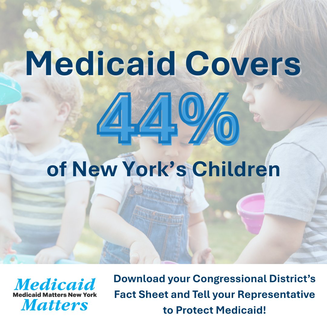 A new series of Medicaid fact sheets by <a href="/MedicaidMtrsNY/">Medicaid Matters New York</a> highlights the importance of Medicaid to New Yorkers and the impact cuts would have in each congressional district. Find your district’s fact sheet and tell your representative to protect Medicaid! medicaidmattersny.org/federal-issues/