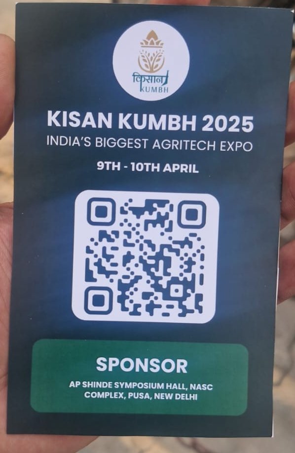 VanshTyagiCS's tweet photo. Chalo kisan kumbh to support the Innovation in Farming Technology. 

@PiyushGoyalOffc @PiyushGoyal @Kisankumbh2025 https://t.co/sPapVX19zM