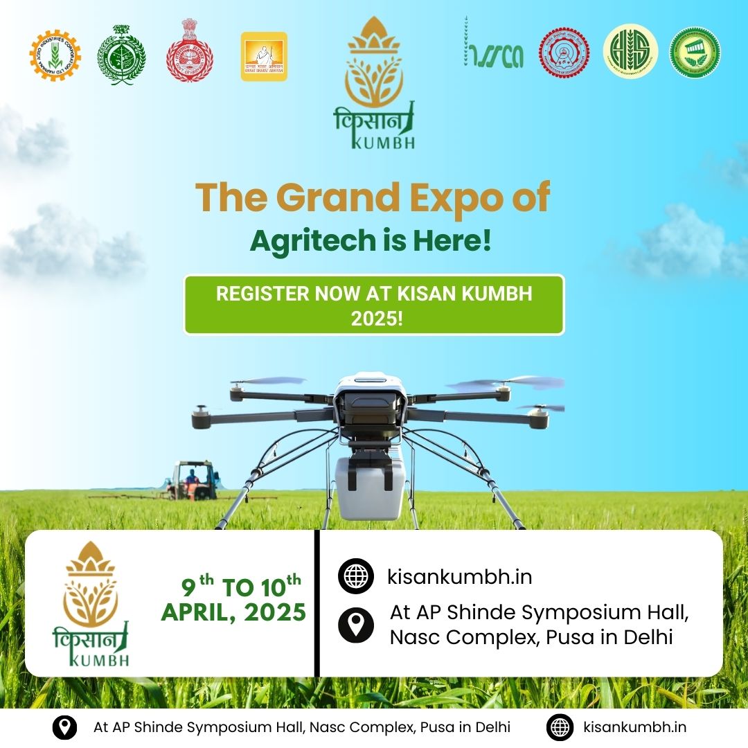 VanshTyagiCS's tweet photo. Chalo kisan kumbh to support the Innovation in Farming Technology. 

@PiyushGoyalOffc @PiyushGoyal @Kisankumbh2025 https://t.co/sPapVX19zM