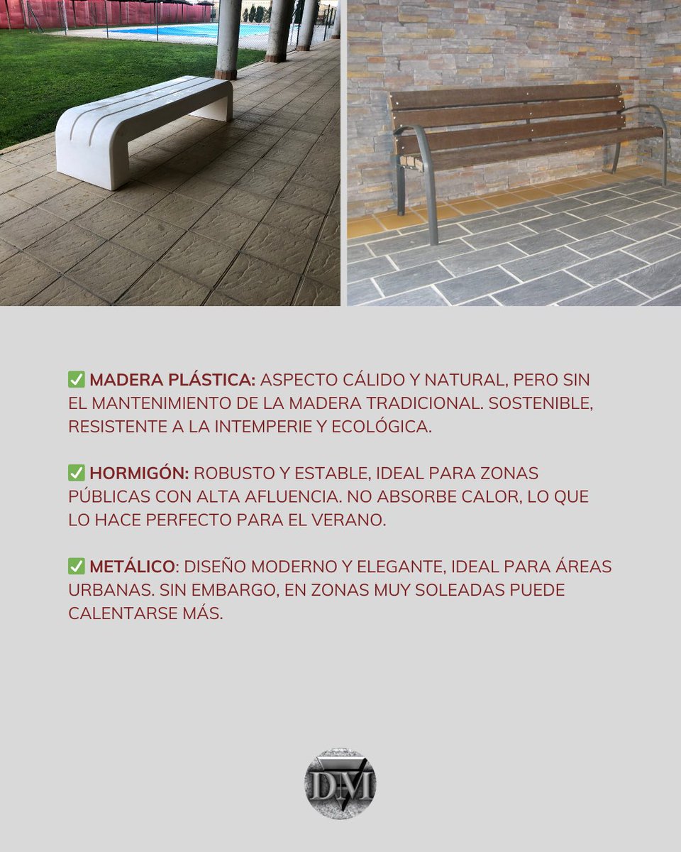 dimobi2000's tweet photo. 🏡 ¿Qué banco de jardín elegir? Claves para la mejor elección.

 #BancoJardín #BancosDeHormigon #BancosDeJardin #BancosDeExterior #jardineria #MobiliarioUrbano #Urbanismo #DiseñoUrbano #Urbano #Urban #Ciudad #Madrid #Sostenibilidad #Ecologia #AministradoresDeFincas #CAFmadrid https://t.co/C0U2pe4p4w