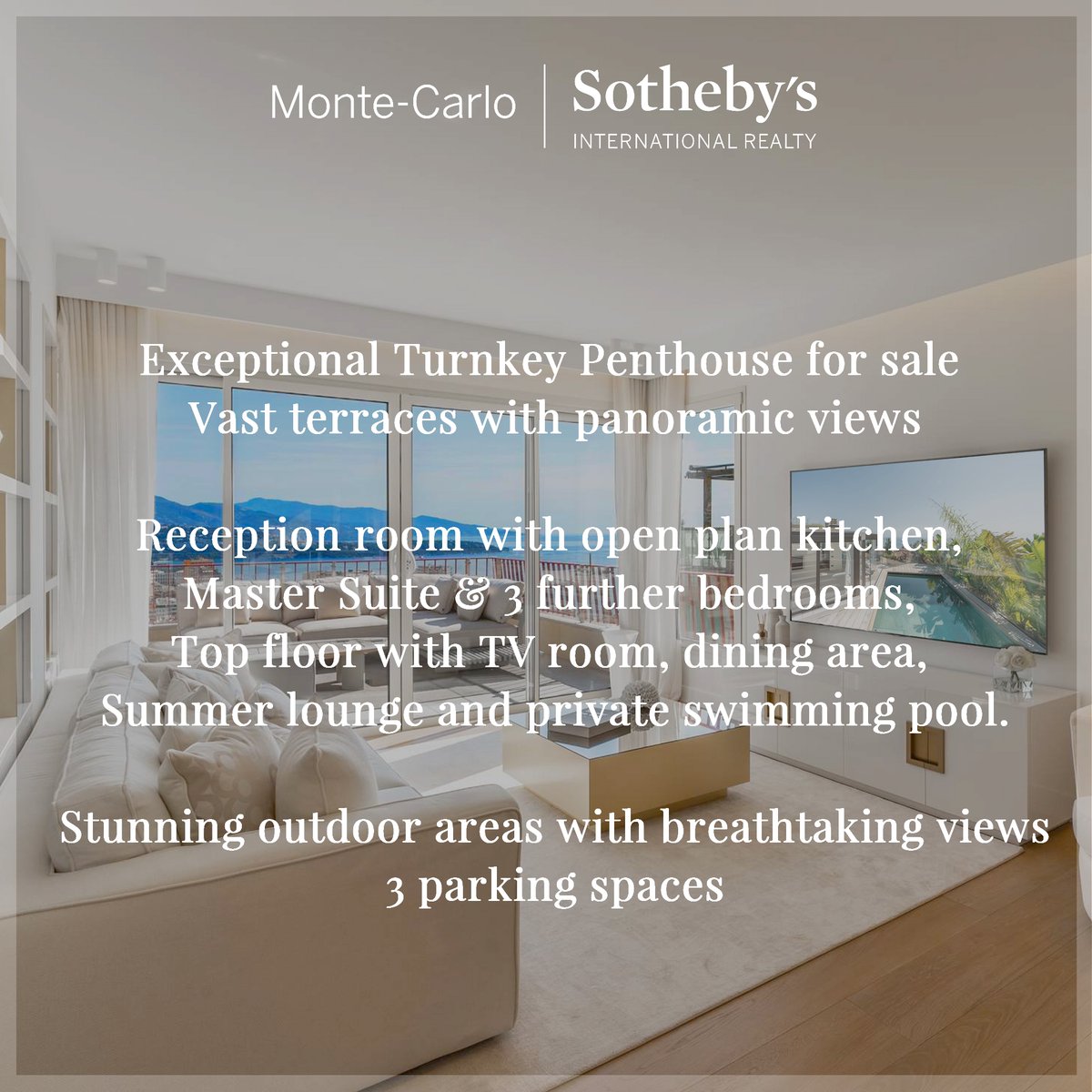 CICSothebysIR's tweet image. Monaco - Overlooking the sea, exceptional roof top apartment entirely renovated wirth highest amenities. 4-bedroom turnkey flat with bright rooms, large terraces &amp;amp; unique roof top pool 
#seaview #SeaViewLiving #SeaViewProperty #principalityofmonaco #penthouse #rooftop #rooftops