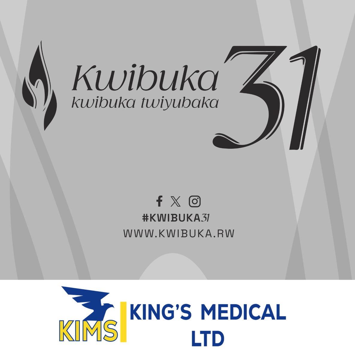 As we commemorate #Kwibuka31 , we honor the memory of those we lost and stand with survivors in unity and resilience. Never Again.
Twibuke twiyubaka.  
#Kwibuka31 #NeverAgain #TwibukeTwiyubaka