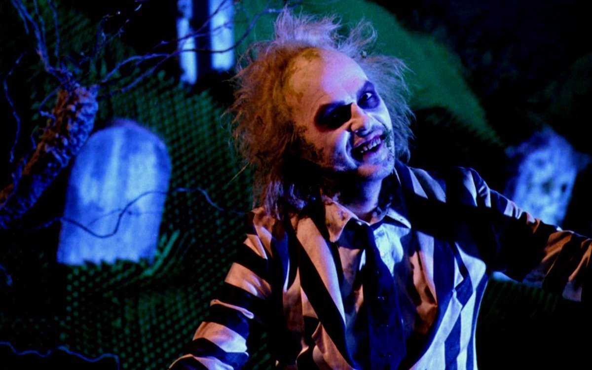 ATRightMovies's tweet photo. BEETLEJUICE was released 37 years ago this week. A surreal comedy that catapulted the careers of director Tim Burton and star Michael Keaton, the making of story is strange and unusual. It’s showtime…

1/42 https://t.co/oec75Xbs1C