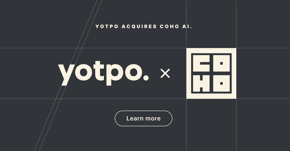 SOME NEWS:

Yotpo has acquired Coho AI. 

Let me tell you why. 

Over the past few years, I’ve spoken with hundreds of brands. Almost all of them hit a point in scale or sophistication where they feel like they “need” a CDP.

But when you ask what they’ll actually do with it, the