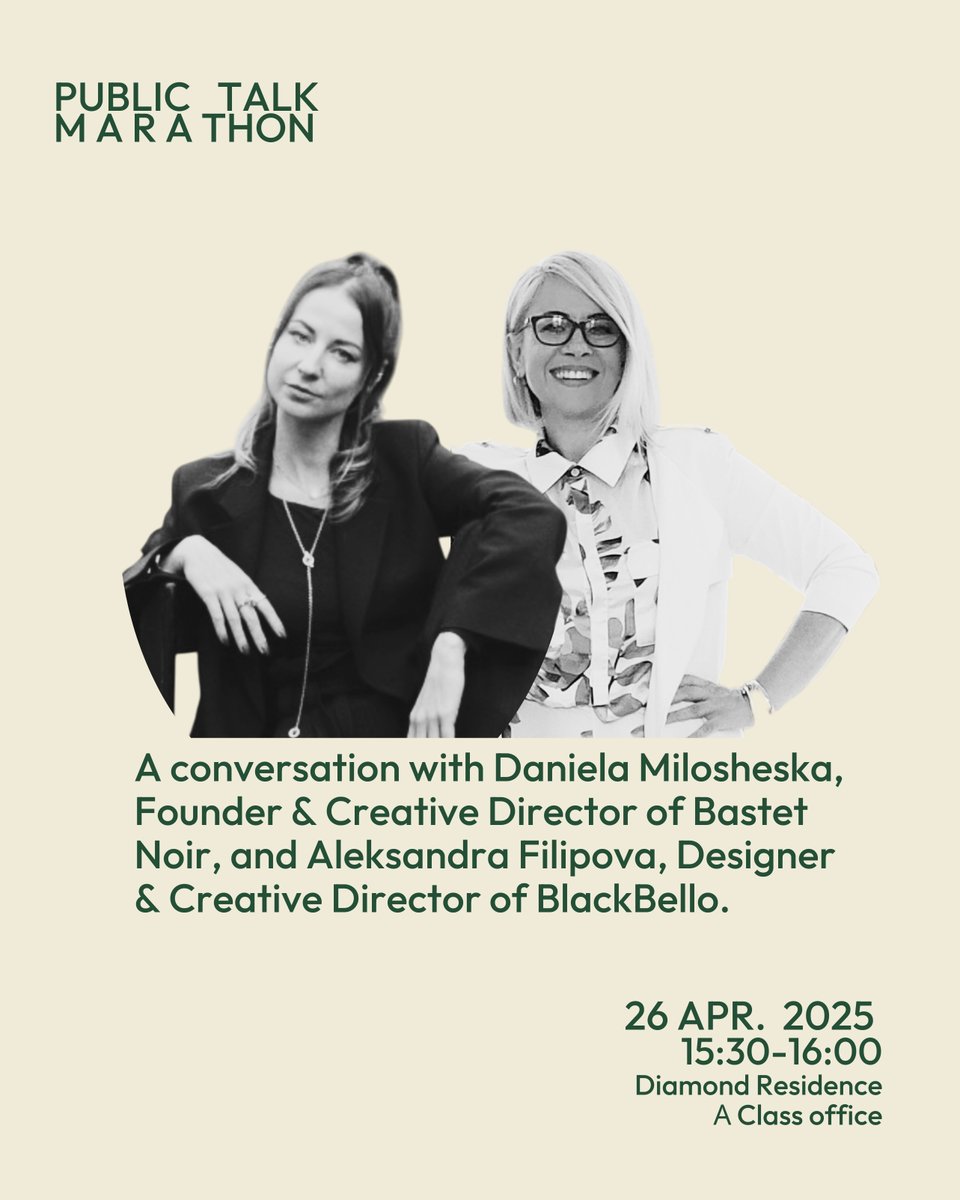 Join us!
“#JustFashion: Working to Transform Fashion into a Circular and Socially Inclusive Industry"
Hear from visionary leaders: Daniela Milosheska, Founder &amp; Creative Director of Bastet Noir; Aleksandra Filipova, Designer &amp; Creative Director of BlackBello
#fwsk