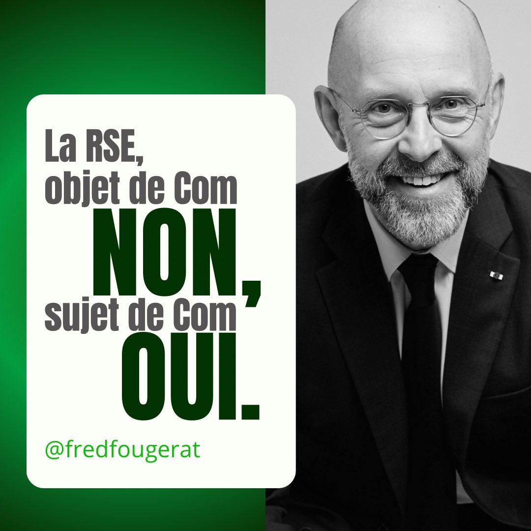 🟢 Penser la #RSE, comme un simple objet de #communication, c’est prendre le risque d’alimenter ou créer une #crise.

🟢 En promouvoir et valoriser les impacts, c’est à l’inverse penser la RSE aussi comme une solution à la #ComDeCrise !

#LaComEstUnMétier