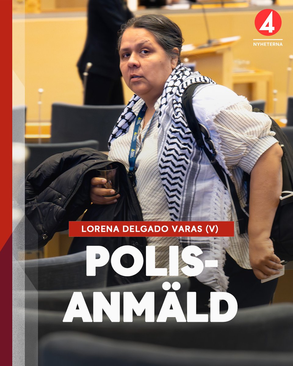 Nyheterna's tweet photo. Judiska centralrådet polisanmäler Vänsterpartiets riksdagsledamot Lorena Delgado Varas för hets mot folkgrupp.

”Delgado Varas har spridit en antisemitisk myt som genom åren gett upphov till enorm skada för oss judar”, skriver rådet i ett pressmeddelande. https://t.co/shX8ZApgVT