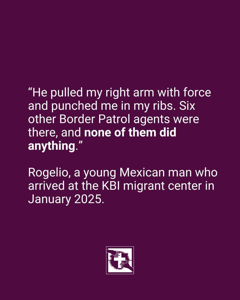 DHS is eliminating the very offices that investigate abuses like the one Rogelio endured. Without accountability, dignity and justice are out of reach.

We at KBI condemn this dismantling of oversight. DHS must reverse course.

Read the full statement: kinoborderinitiative.org/kbi-condemns-t…