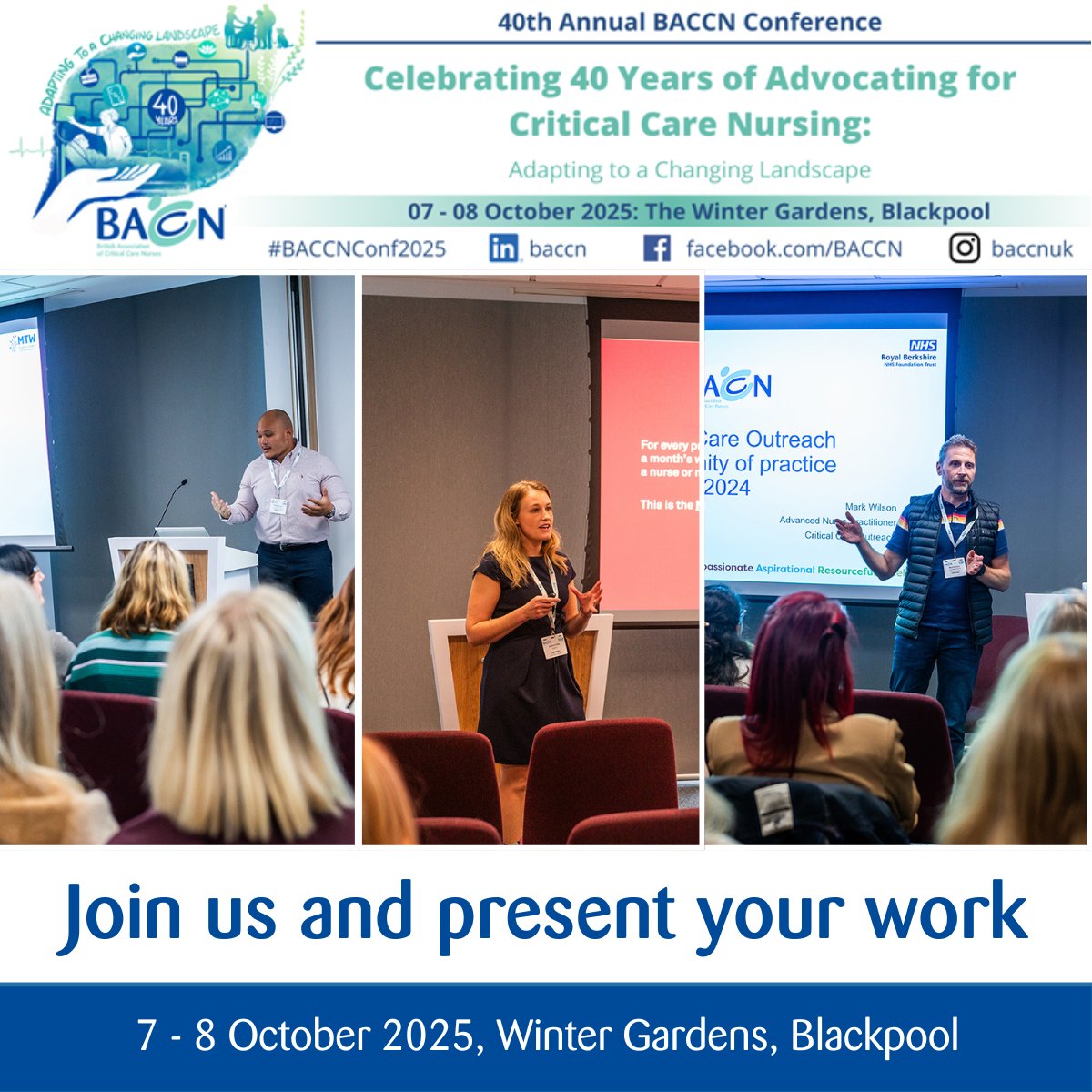 Burdett Trust π (@burdetttrust) on Twitter photo The deadline for submitting abstracts to the Annual BACCN Conference is approaching!
Send your submissions to <a href="/BACCNUK/">BACCN π</a> by the 18th April.
Find out more here: baccn.org/conference/absβ¦
#BACCNConf2025 The deadline for submitting abstracts to the Annual BACCN Conference is approaching!
Send your submissions to <a href="/BACCNUK/">BACCN π</a> by the 18th April.
Find out more here: baccn.org/conference/absβ¦
#BACCNConf2025
