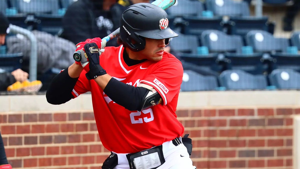 d1baseball's tweet photo. "... for a program that hasn’t reached the NCAA tournament since 2009, their situation is undoubtedly trending the right direction."

@KendallRogers highlights @WKU_Baseball following its series win at Dallas Baptist and other teams that have his attention ⤵️ https://t.co/GvYTfu8aaG