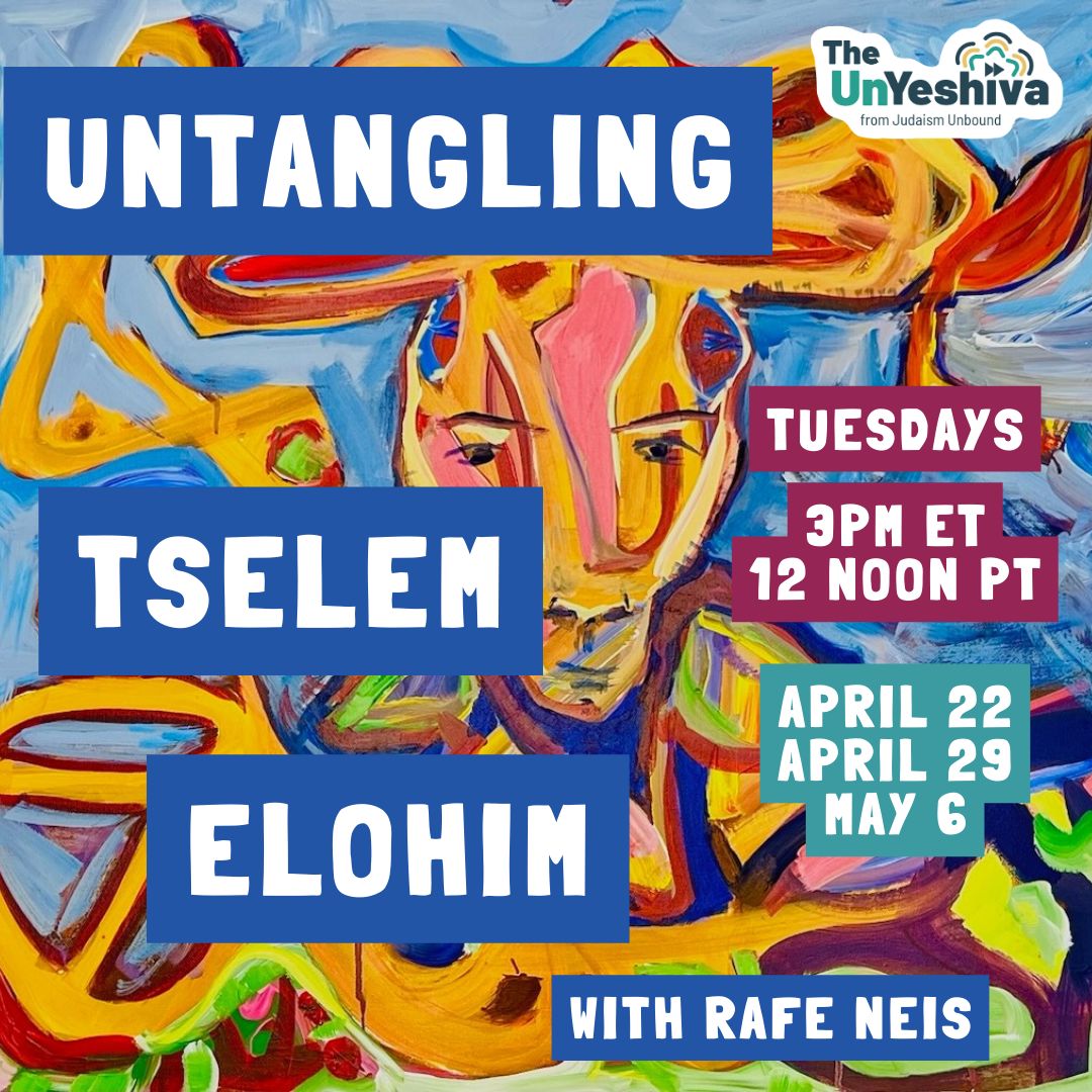 ancientjew's tweet image. Want to learn more from Dr. Rafael Neis? They will be teaching a mini course with Judaism Unbound on "Untangling Tselem Elohim" on Tuesdays April 22nd-May 6th. For information, visit: judaismunbound.com/2025-courses/p….