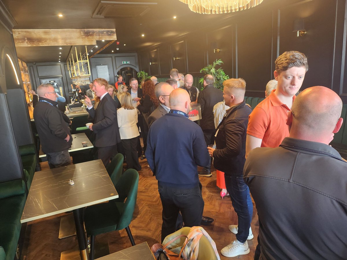 A few pictures to come from this morning's networking event in a very sunny Seaham...