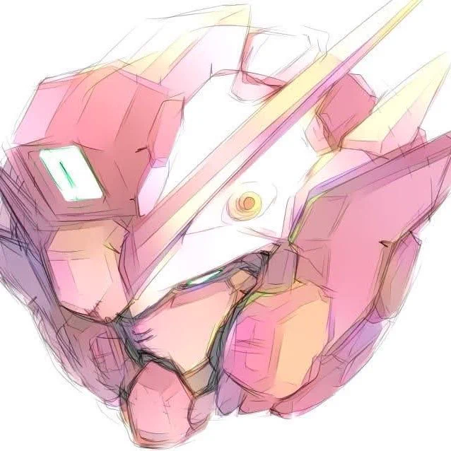 大分前に描いたウイング系ガンダムですこれは色はAIに塗って貰ってます#新しいプロフィール画像 