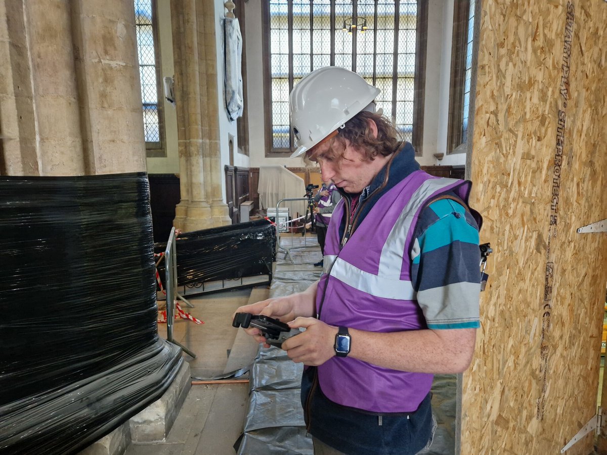 Meet Jamie, a final-year Creative Media student who's been making waves with his latest project — documenting the transformation of St Mary Magdalene Church with drone &amp; video footage 📸 Your future starts here, apply now for Sept 25: bit.ly/3E0Jxc5