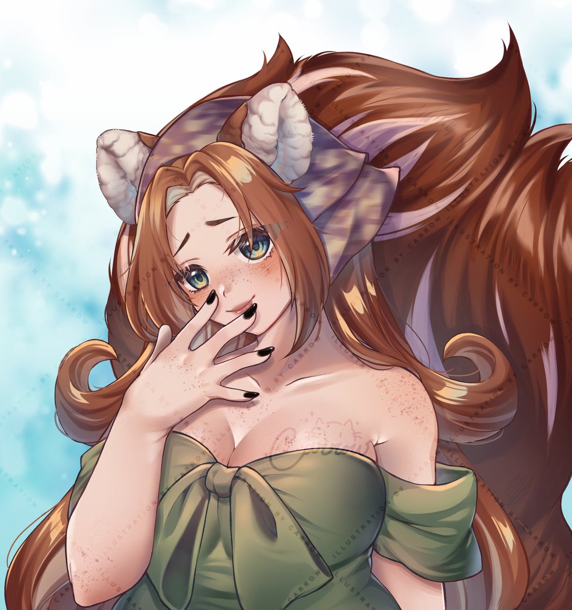 BearCarrow's tweet photo. Hi! #PortfolioDay #PORTFOLIODAY2025 
I’m a freelance artist that loves drawing cute character 🌻
(  characters  belong to  my  customers  on  #VGen ) https://t.co/ZPIxfuERcT
