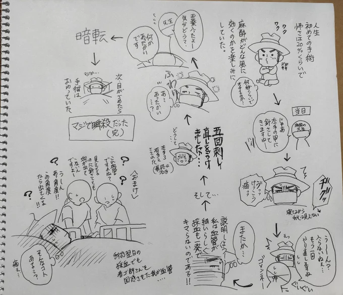 人生初の入院手術経験をしたので、覚えてる間に書き留め〜。
今回は全身麻酔について 