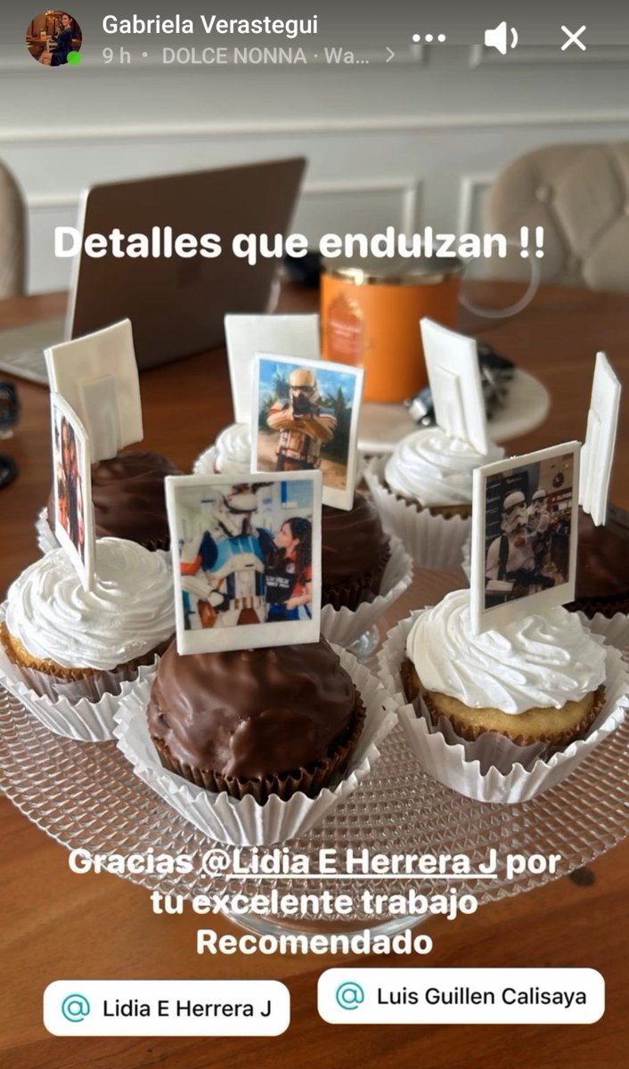 HJLidia's tweet photo. ¡May my cupcakes  be with you! ✨️
Cupcakes de #starwars regalo especial para el esposo de mi clienta,  un tributo a su amor por la saga. 
Cupcakes de Pie de Limón y de Beso de Moza con fotos impresas en papel de arroz (con lo que hacen las hostias) 😋🥰
#lidiacreations ❤️ https://t.co/GERjeRVUjf