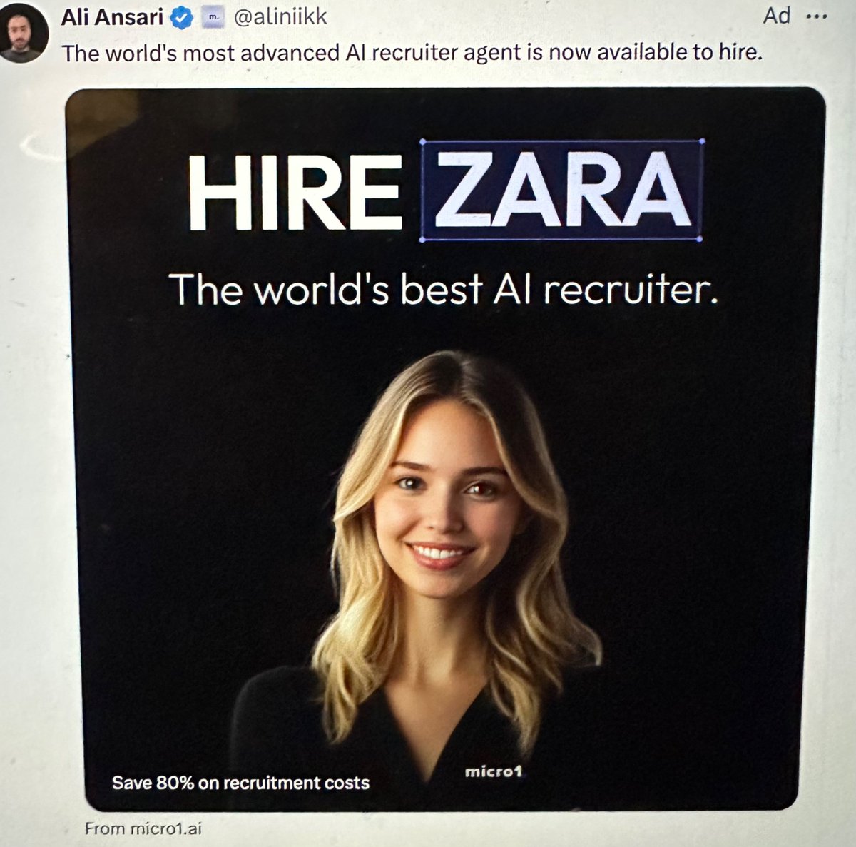 tjdelizza's tweet photo. Okay but if AI is going to be so great why do the ads for them all look like background images in the same dystopian YA novel? https://t.co/6GPIlPsYB1