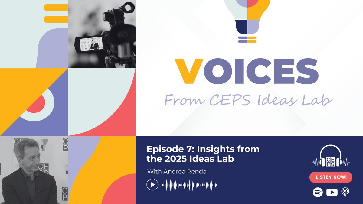 CEPS ThinkTank (@ceps_thinktank) on Twitter photo 🎙️ A new episode of Voices from CEPS Ideas Lab just dropped!
Tom Parker sits down with CEPS Research Director <a href="/profAndreaRenda/">Andrea Renda</a> to explore how Europe can rise to today’s challenges, from security threats to tech innovation gaps.
➡️ WATCH HERE: youtu.be/X-Hk6w_pjCA
➡️ LISTEN 🎙️ A new episode of Voices from CEPS Ideas Lab just dropped!
Tom Parker sits down with CEPS Research Director <a href="/profAndreaRenda/">Andrea Renda</a> to explore how Europe can rise to today’s challenges, from security threats to tech innovation gaps.
➡️ WATCH HERE: youtu.be/X-Hk6w_pjCA
➡️ LISTEN