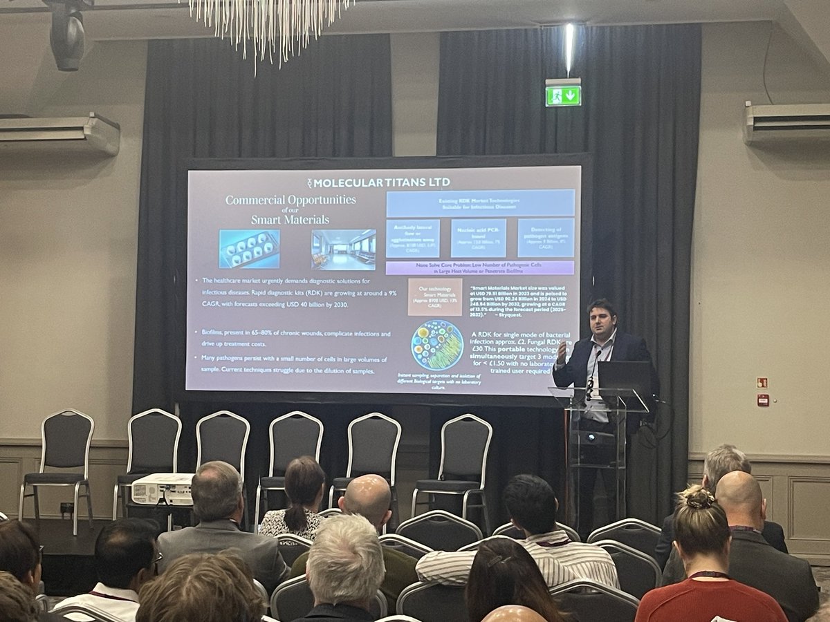 Now Dr Tom Swift discusses issues in healthcare markets regarding infectious diseases, and introduces Molecular Titans - an initiative to develop new materials that bring with them new solutions - at the <a href="/Bionow/">Bionow</a> Yorkshire Partnering Event.